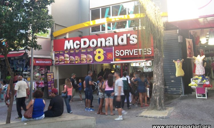 McDonald´s está com vagas de empregos abertas – rio de janeiro – comparecer