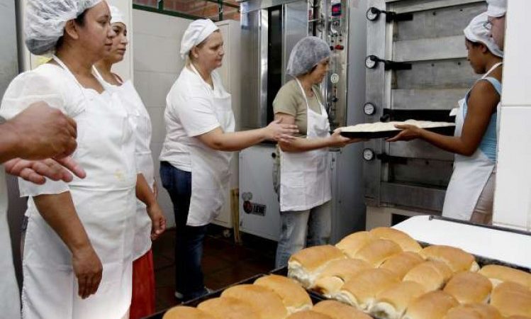 Padeiro - Preparar a massa dos pães - Rio de Janeiro 