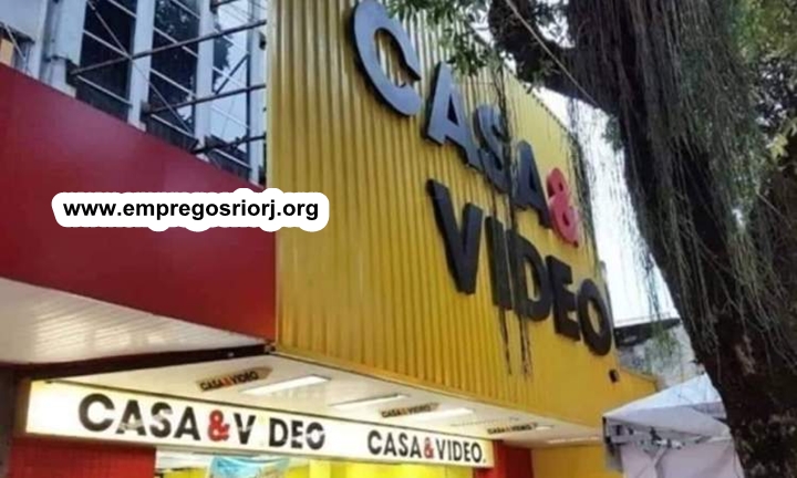 LOJAS CASA & VIDEO VAGAS P/ AJUDANTE DE DEPOSITO, AUXILIAR DE SERVIÇOS GERAIS, OPERADOR DE LOJA, FISCAL - R$ 1.395,00 - COM E SEM EXPERIÊNCIA - RIO DE JANEIRO