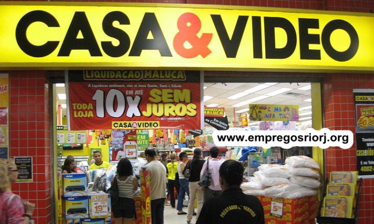 LOJAS CASA & VIDEO ESTÁ ACEITANDO CURRICULO PARA VAGAS DE EMPREGOS - R$ 1.209,00 - COM E SEM EXPERIÊNCIA - DIVERSAS AREAS - REPOR, LIMPEZA GERAL - RIO DE JANEIRO