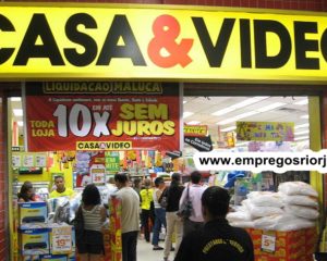 LOJAS CASA & VIDEO ESTÁ ACEITANDO CURRICULO PARA VAGAS DE EMPREGOS - R$ 1.209,00 - COM E SEM EXPERIÊNCIA - DIVERSAS AREAS - REPOR, LIMPEZA GERAL - RIO DE JANEIRO